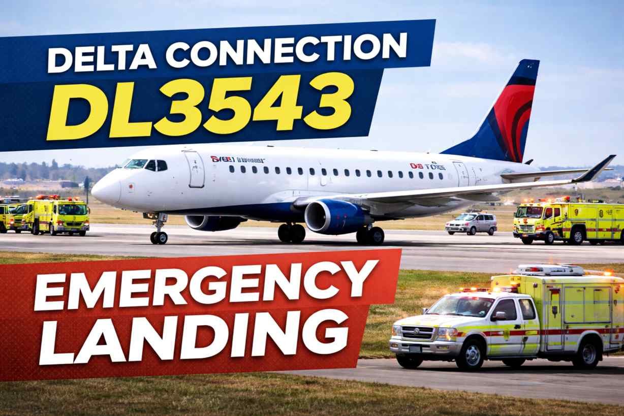 Delta Connection DL3543 Emergency Landing