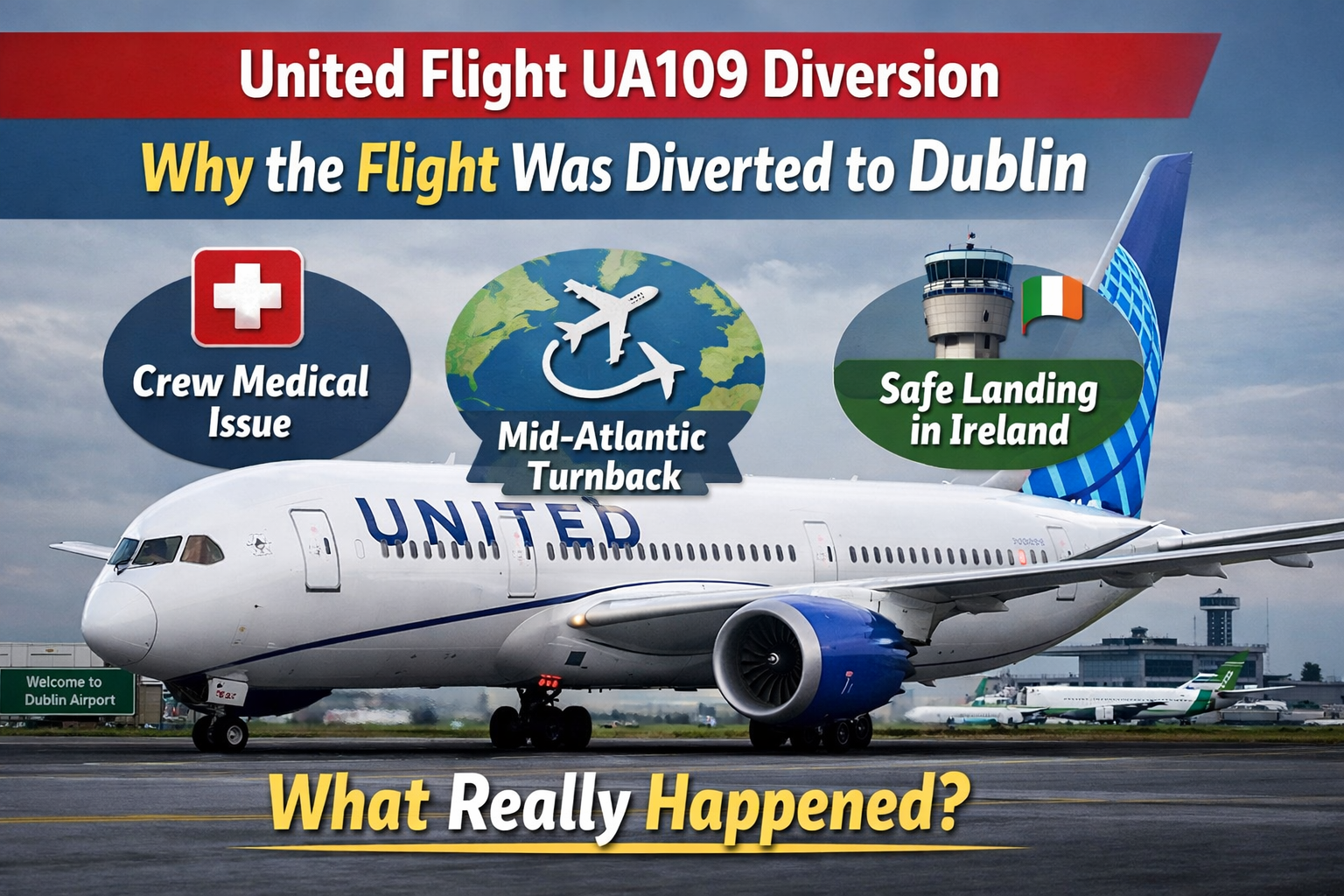 United Flight UA109 Diversion